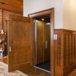 Crystal Home Elevator - Wood